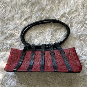 Red Leather Handbag